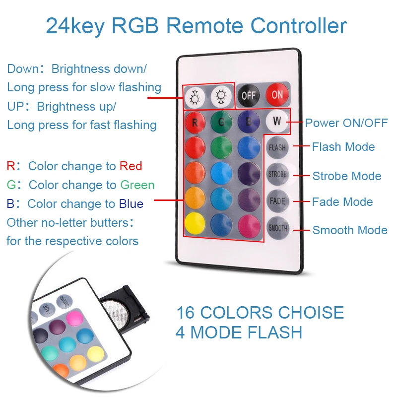 Водонепроницаемый светодиодный светильник для аквариума 18 48 см 220 В