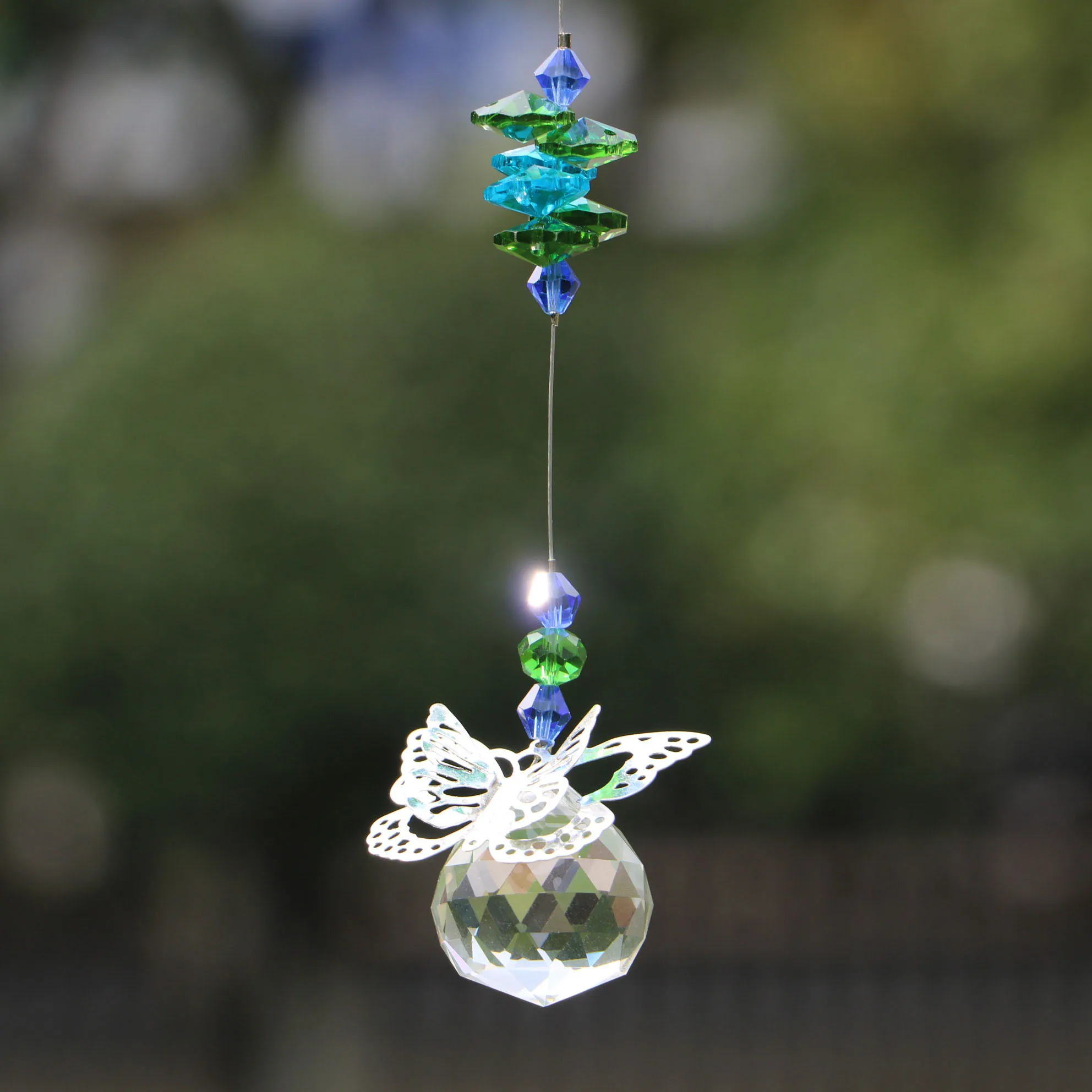 1 шт. хрустальный шар-бабочка | Дом и сад