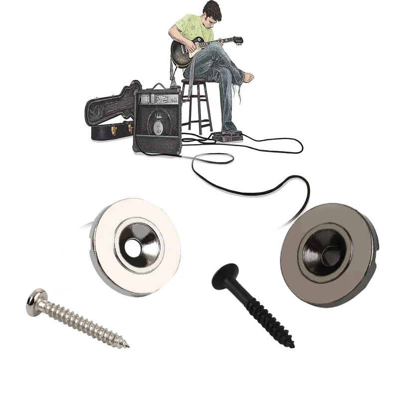 Струнное Дерево Фиксатор давления стальной проволоки электрогитары части