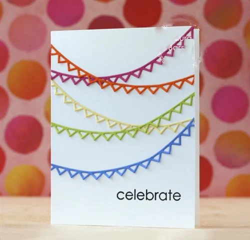 Mai 4 шт./компл. с волнистыми гранями металлический Трафаретный вырубной штамп