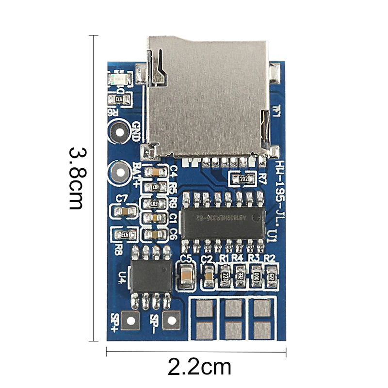 Плата декодера aolin GPD2846A tf карты MP3 модуль усилителя 2 Вт для модуля питания Arduino
