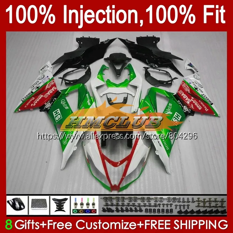 

Инъекции для KAWASAKI NINJA ZX636 ZX6R 13, 14, 15, 16, 17, 18, 78No.98 ZX 6R ZX-6R белый зеленый 2013 2014 2015 2016 2017 2018 обтекатель