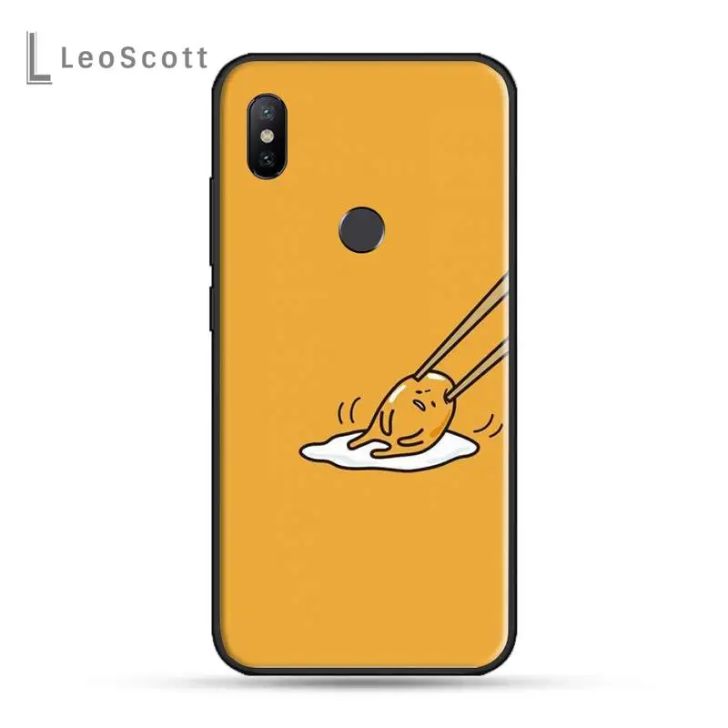 

Funny cartoon cute egg yolk Phone Case For Xiaomi Redmi note 4 4X 8T 9 9s 10 K20 K30 cc9 9t pro lite max