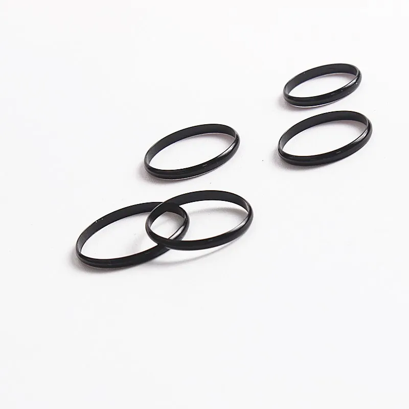 Кольцо женское Kpop черное геометрическое в стиле панк 5 шт. | Украшения и