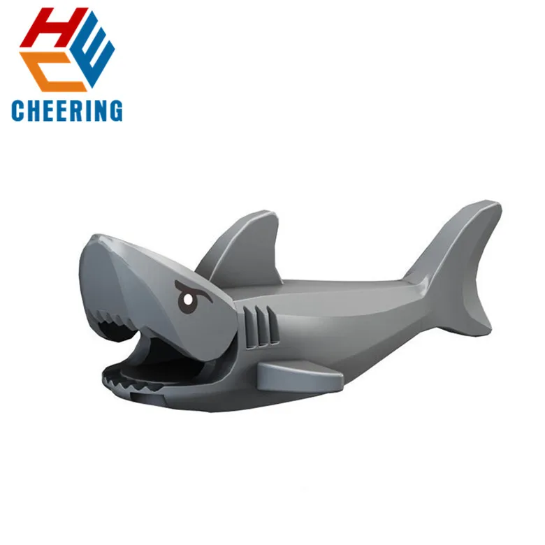 Одиночная распродажа строительные блоки милые животные верблюд с седлом Акула