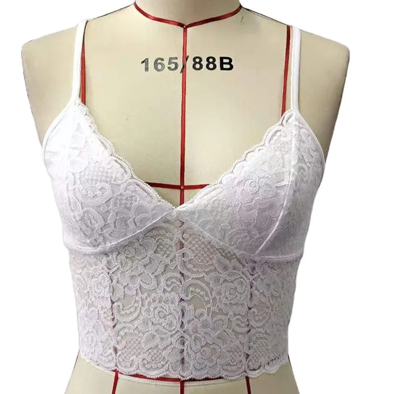 

Women E-girl Tank Sexy Lace Camisole Cropped Top Tanks Corset 2000s Kawaii Tops Vest Summer Sweats Casual Streetwear Basic Baby