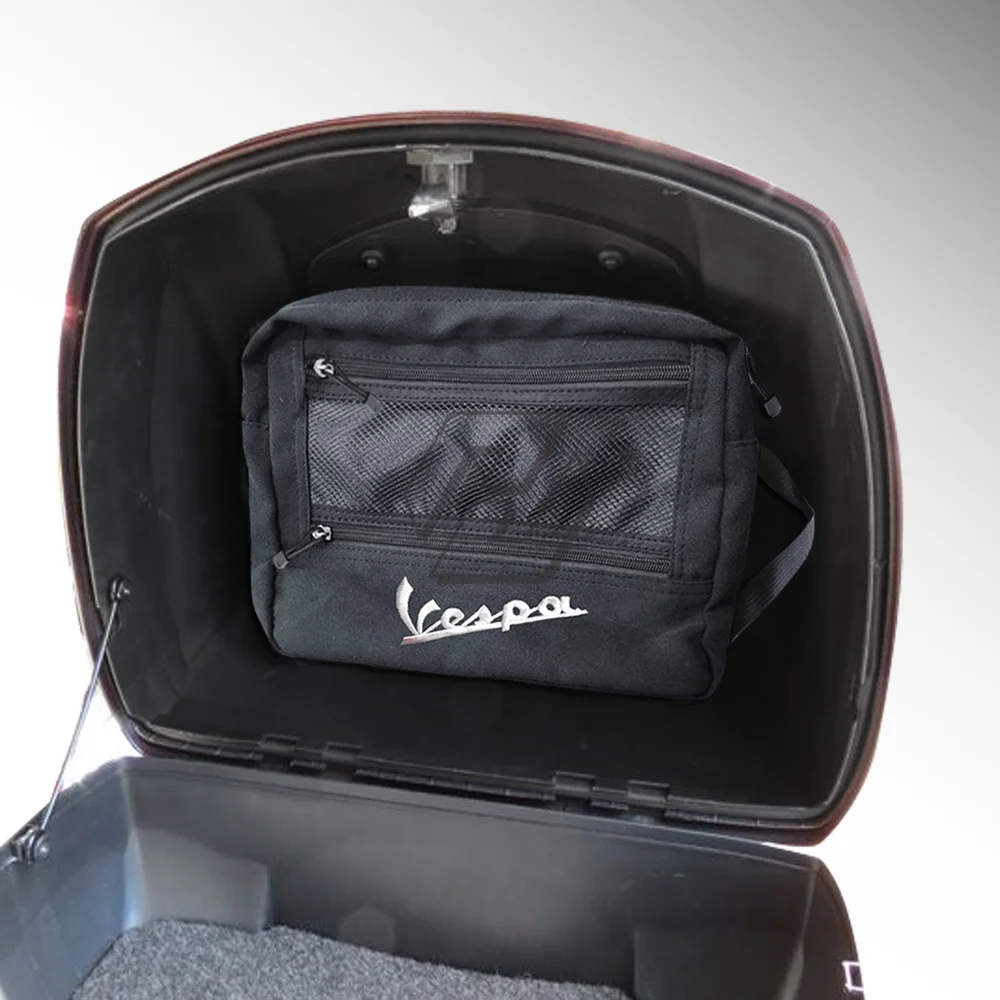 Черная сумка для хранения мотоцикла чехол Vespa GTS GTV LX Sprint Primavera 50 125 150 200|Накладки и