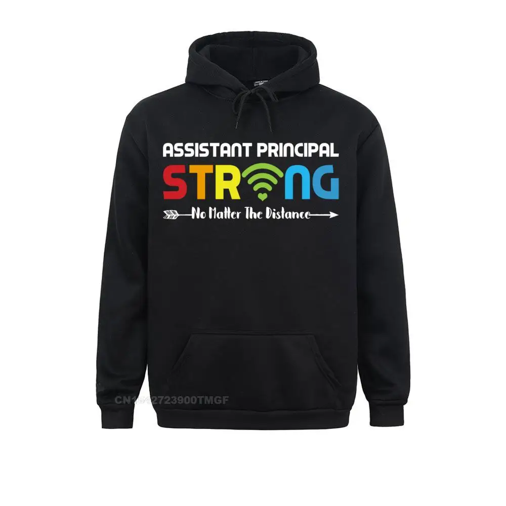

Custom Assistant Principal Strong No Matter Wifi The Distance Funny T-Shirt Men Sweatshirts Oversized Labor Day Hoodies Clothes