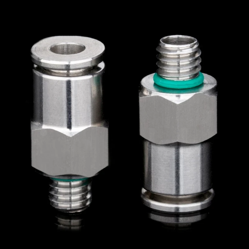 

304 SUS stainless steel full metal Pneumatic connecter Fittings G1/8" / M6 35ED