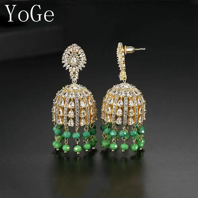 YoGe свадебные и вечерние ювелирные изделия модные классические медные AAA