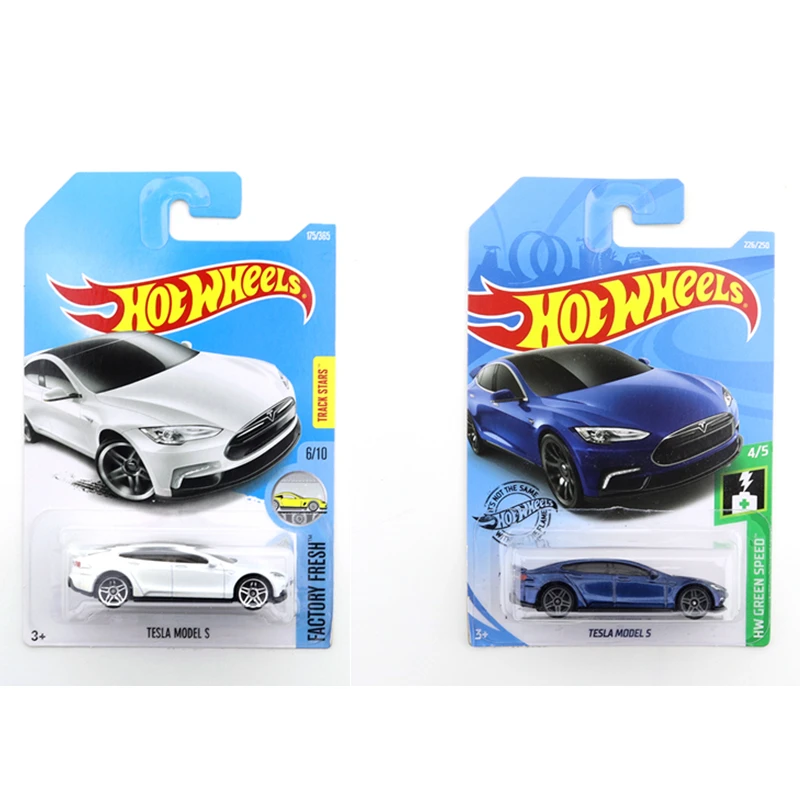 

2017 Hot Wheels TESLA MODEL S Mini Alloy Coupe 1/64 Metal Diecast Model Car Kids Toys Gift