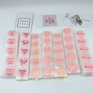 100 шт.упак. милые бумажные этикетки наклейки наклейка спасибо Скрапбукинг для Рождественский подарок украшения пакет визитная карточка клейкая этикетка