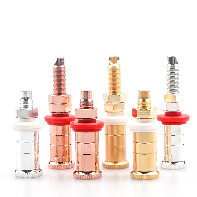 4 шт. медные длинные и короткие кабельные аксессуары|Коннекторы разъёмы| |