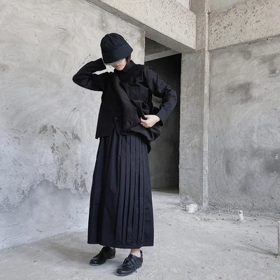 Новый стиль темный тренд оригинальный небольшой складной дизайн прямая