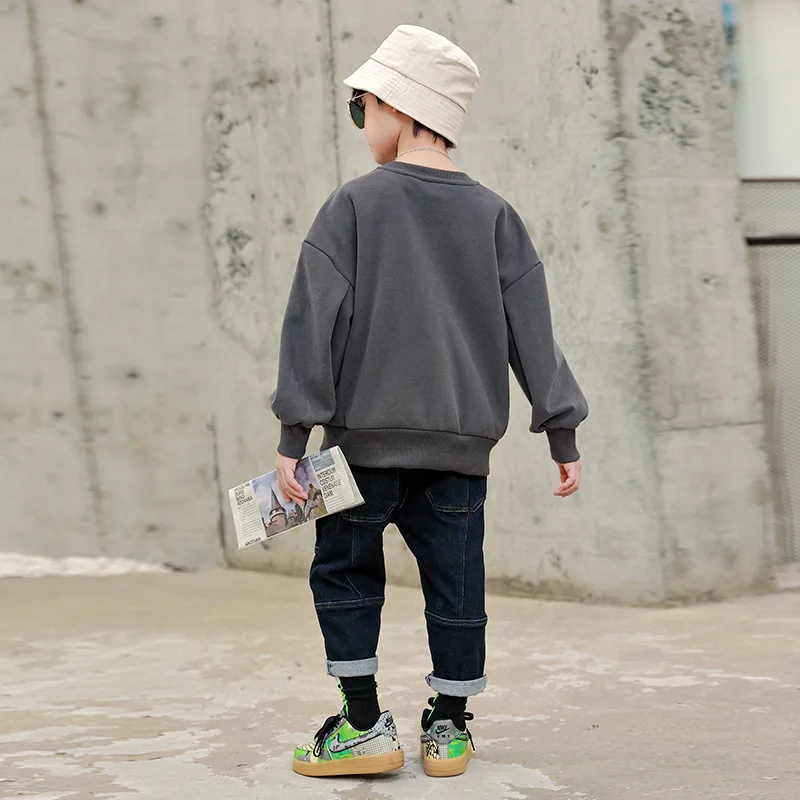

New Spring Autumn Boys Sweatshirts Jacket Coat KidsOvercoat Outwear Teenager Tops Children Clothes Beach Formal High Quality
