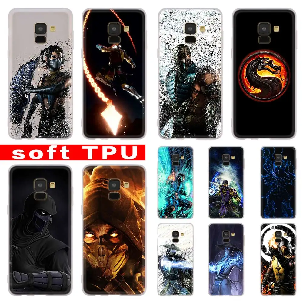 Мягкий ТПУ чехол Mortal Kombat для Samsung Galaxy A51 A41 A31 A71 A10 A20 e A30 A40 s A50 A70 Note 8 9 10 Plus | Мобильные