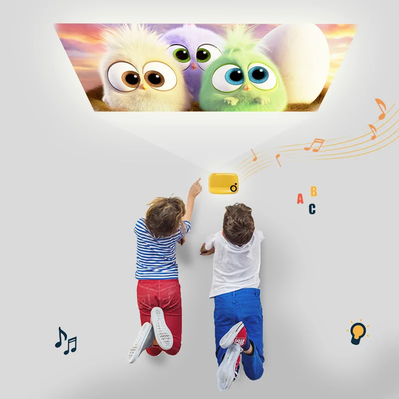 TRANSJEE Mini Portable Projector A2000 LED 320x240 Pixels Support 1080P HDMI USB Audio Video Beamer Home Theater | Электроника