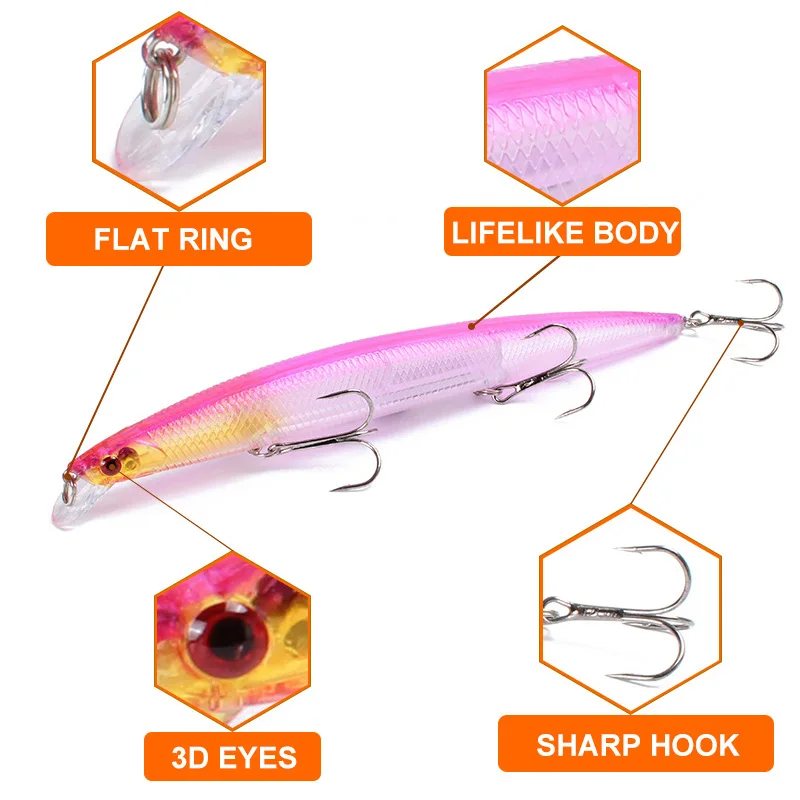 Гольян жесткая приманка для рыбалки Морская рыбалка все 180 мм 23 6 г морского окуня