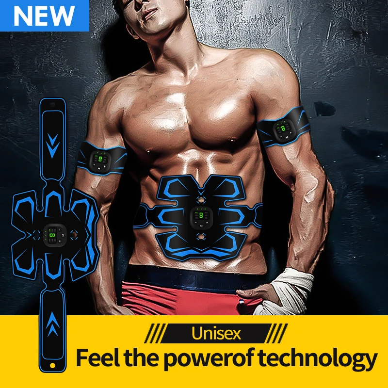 

Abdominal Muscle Stimulator Trainer Muscle Electrostimulator Body Slimming Belt Fat Burning Exerciser Gym Home Fitness Equipment