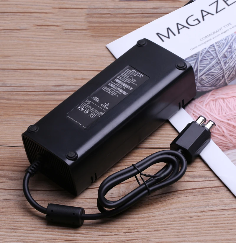 Адаптер для розетки переменного тока Microsoft Xbox 360 тонкий блок питания зарядное