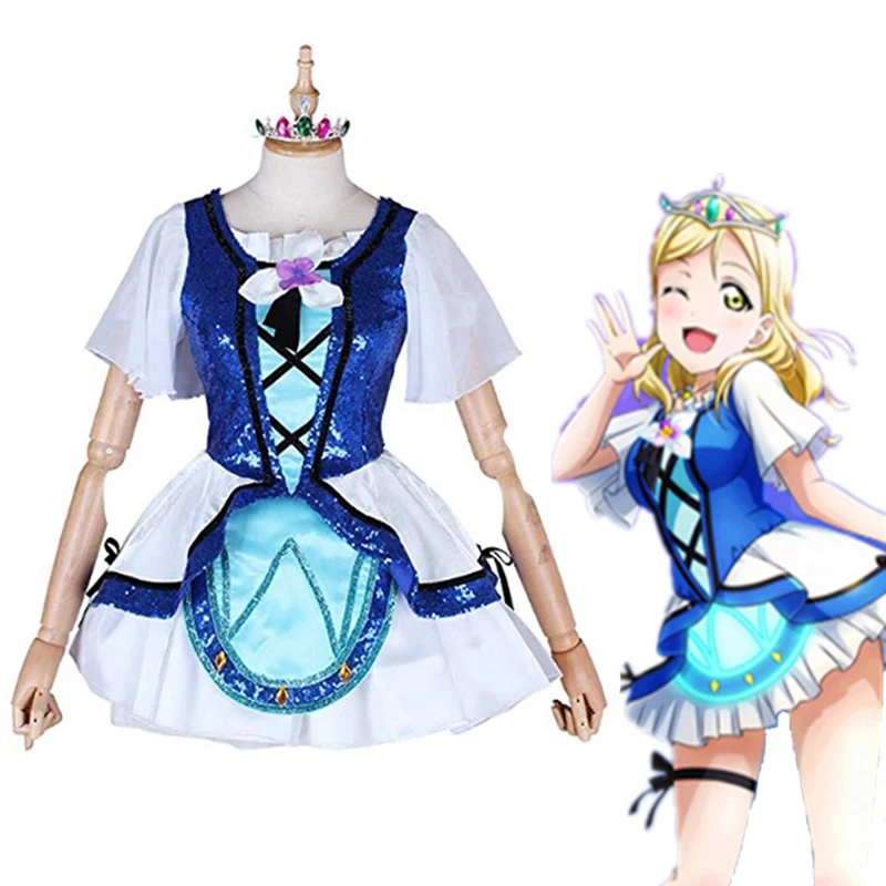 Аниме Love Live Sunshine Косплей костюмы Мари охара Костюм платья Хэллоуин