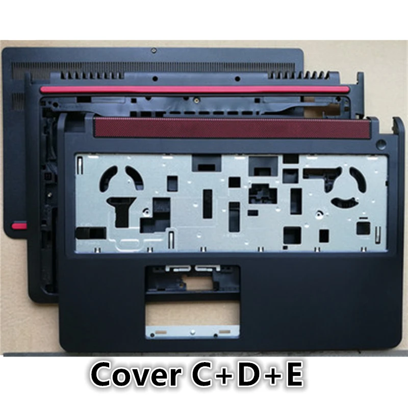 Сумка для ноутбука DELL Inspiron 15P 5576 5577 7000 7557 7559 P57F ЖК-дисплей задняя крышка верхней крышке/Передняя панель/Упор для рук/Нижний Базовый чехол - Цвет: Cover CDE