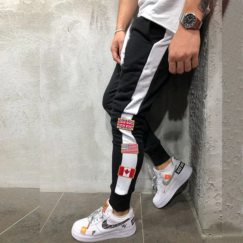 Новые стильные Слаксы для молодых модных мужчин новые мужские модные