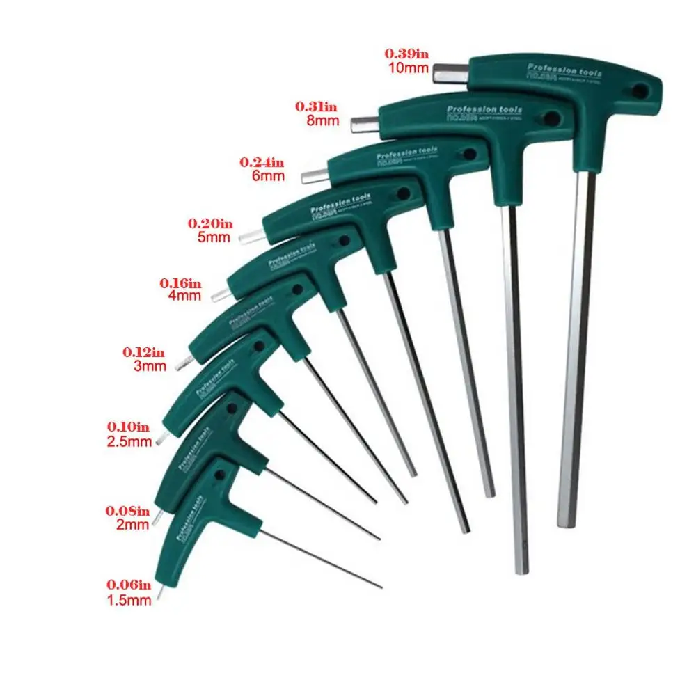 Т-образная ручка шестигранный ключ шестигранник винты насадка шуруповерта набор