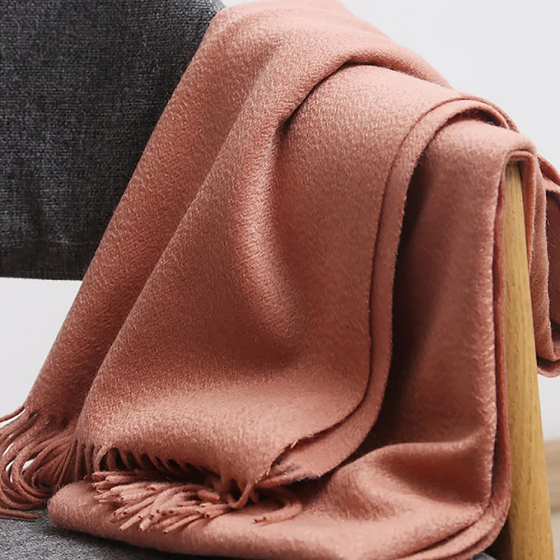 Шарф из 100% натурального кашемира 100 женский зимний шарф шали для мужчин и женщин