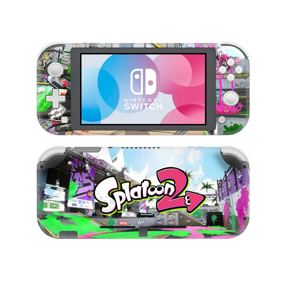 Splatoon 2 наклейка на кожу для nintendo Switch Lite консоль и контроллер протектор Joy-con NAND переключатель Lite наклейка на кожу