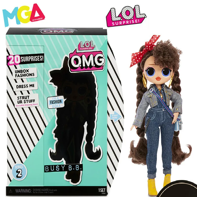 

L.O.L.SURPRISE! Original LOL Surprise Doll OMG Trendy Fashion Big Sister Hairdressing Second-generation Girl Toy