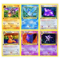 62pcsset pokemon 1997 3rd expansion pack fossil secret reproduce toys hobbies hobby collectibles game collection anime cards