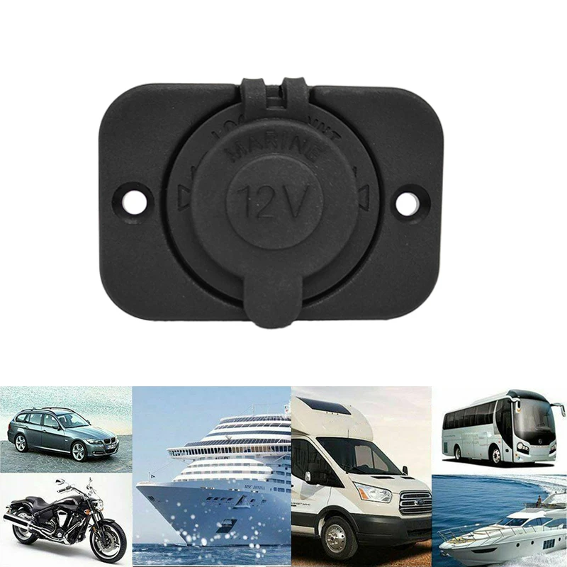 

20 PCS 12V Waterproof Car Cigarette Lighter Socket Auto Car Motorcycle Caravan Truck Power Outlet Socket Car Accessories