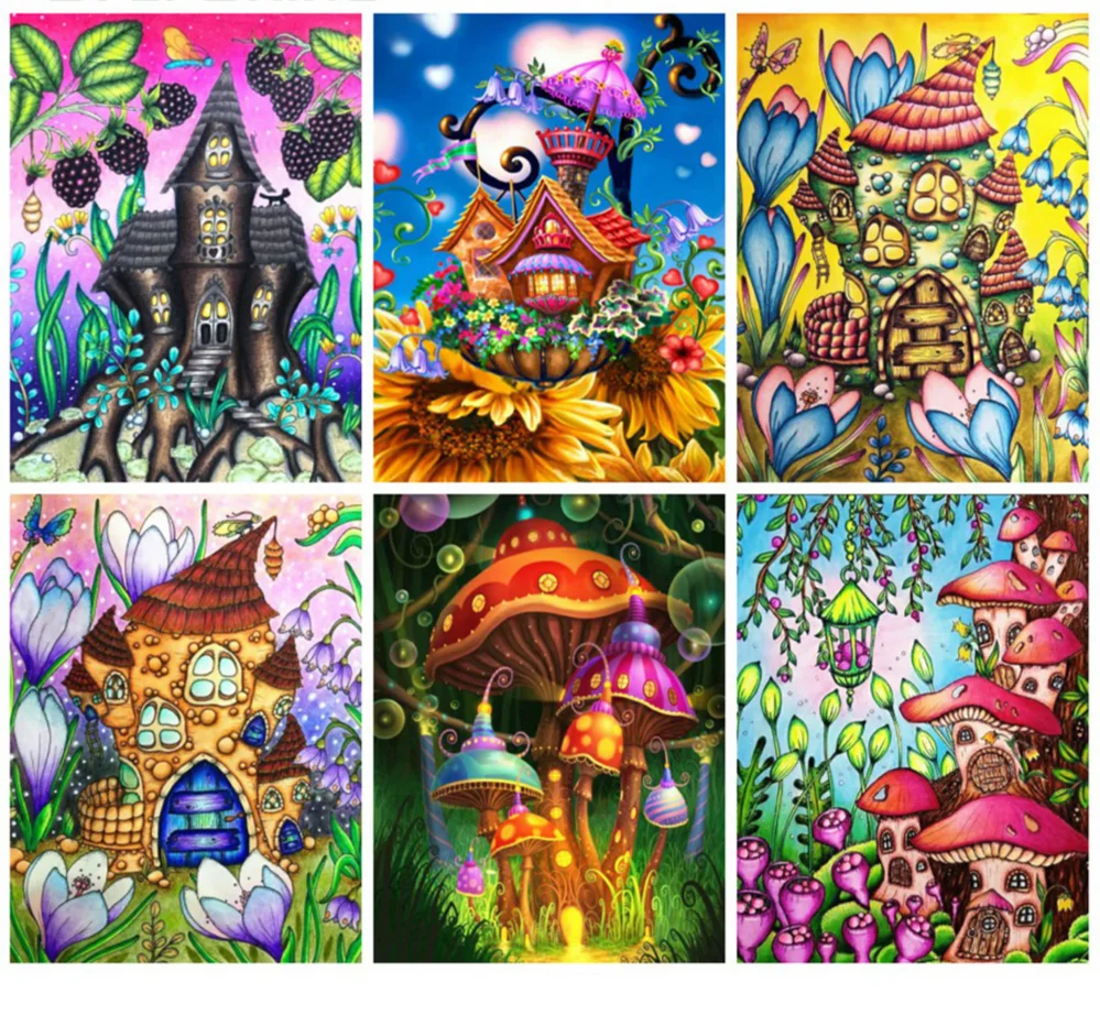 

CraftArtGo 5D, сделай сам, алмазная вышивка, мультфильм, полностью квадратные Стразы мозаика, вышивка крестиком на рисунке, со стразами в виде цвет...