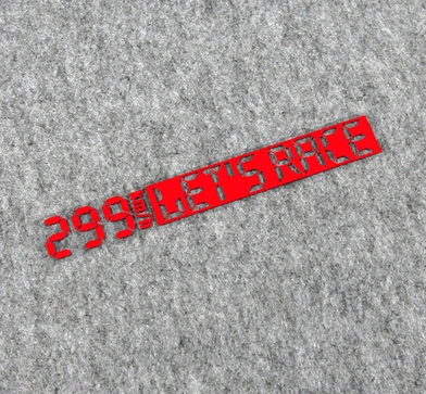 Наклейка на гоночный автомобиль стол с экстремальной скоростью 299 км | Автомобили