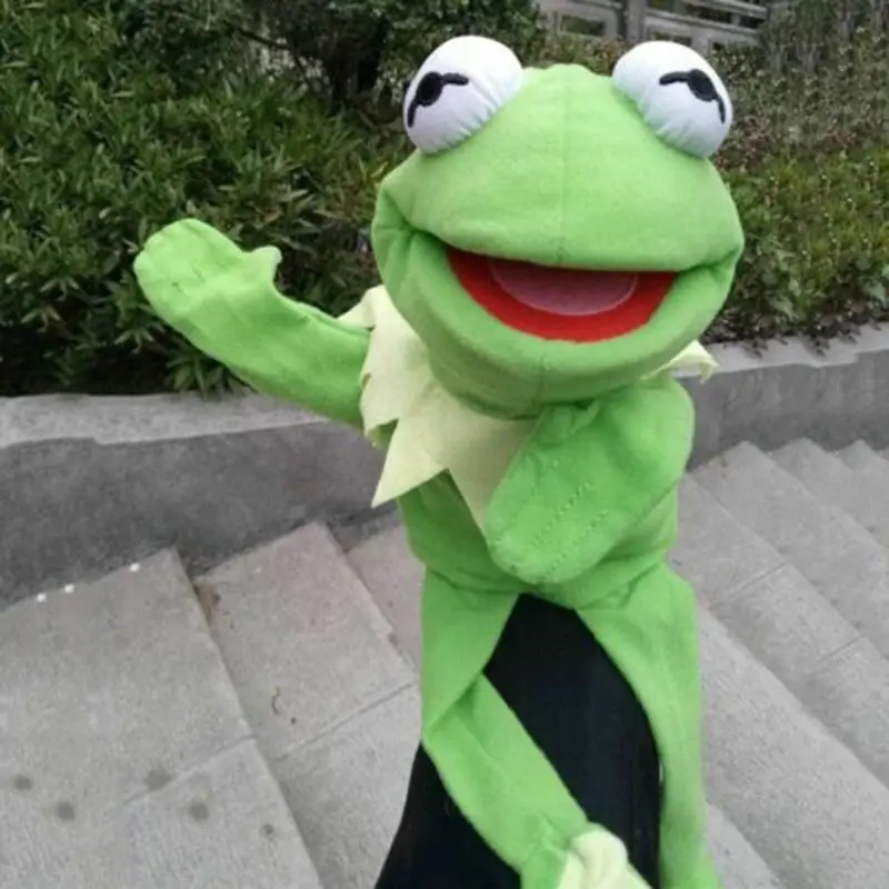 

Cartoon Plush Toys Frog Hand Puppet Kermit Stuffed Dolls Animals Cute Funny Sweet Gifts Children Kid Girls Boys Kawaii Childhood