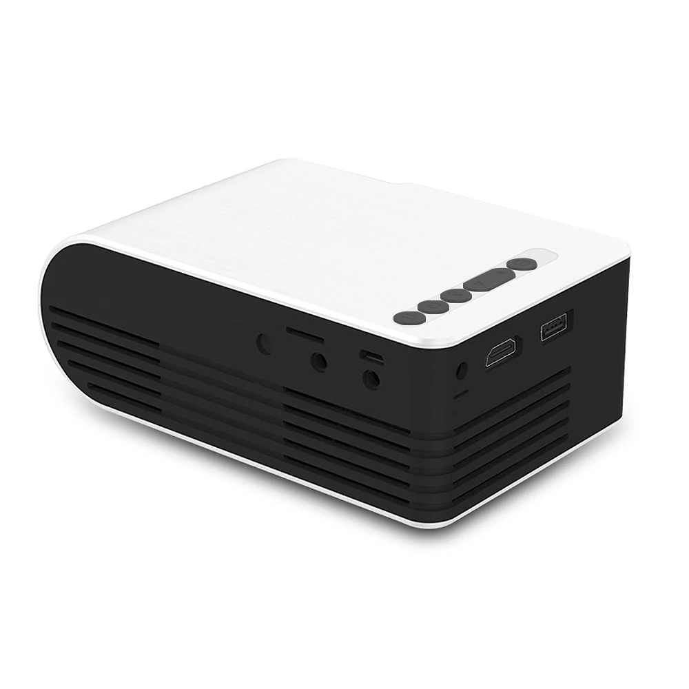 Светодиодный мини проектор для домашнего кинотеатра портативный Full HD 3D 7000 лм TFT LCD