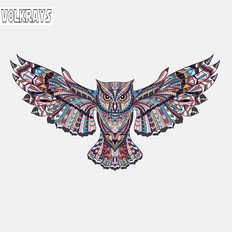 Volkrays Персонализированная наклейка на автомобиль Owl аксессуары для тотемов
