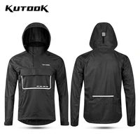 kutook outdoor sports mens raincoat cycling mtb motorcycle running jacket windproof breathable waterproof reflective clothing