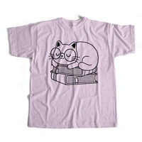 cosmic 100 cotton cat lover unisex t shirt loose cat print men tshirt short sleevecool t shirt men tees