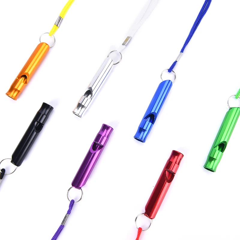 Свисток для выживания на открытом воздухе штатив свисток из алюминиевого сплава