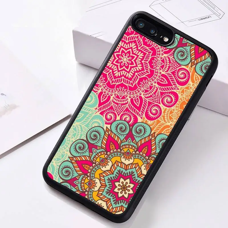 

African art fabrics Phone Case For iphone 12 mini 11 Pro Xs Max X Xr 6 6s 7 8 Plus SE2020 High Quality PC TPU Silicone Cover