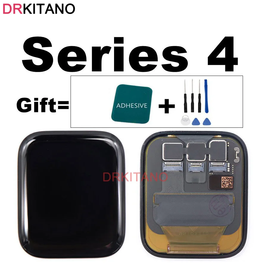40 мм 44 мм экран для Apple Watch Series 4 ЖК-дисплей сенсорный экран дигитайзер панель с клеем S4 A1975 A1976 A2007 A2008
