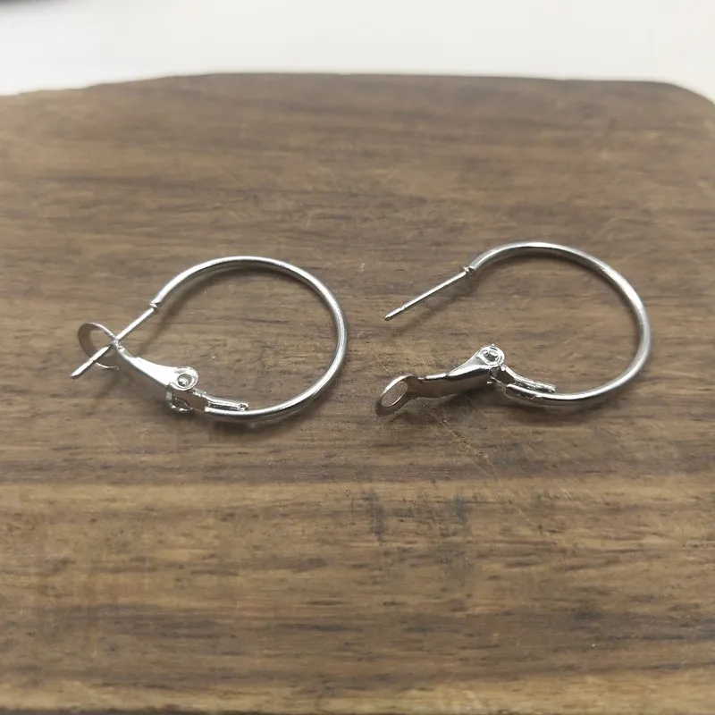 Новинка 20 шт. фурнитура для сережек сделай сам застежки крючки самостоятельного