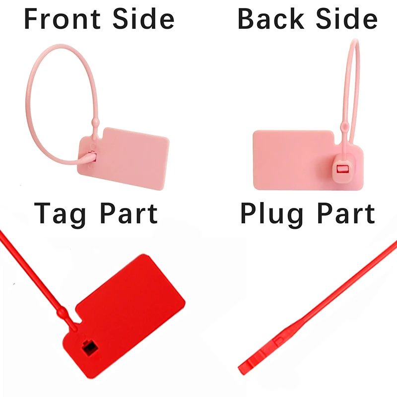 100 шт заказ тапки бирки одноразовые персонализированные пластиковые этикетки