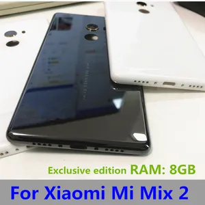 5 99 for xiaomi mi mix 2 mix2 back battery cover full ceramic housing for xiaomi mix 2 battery cover exclusive edition ram 8gb free global shipping