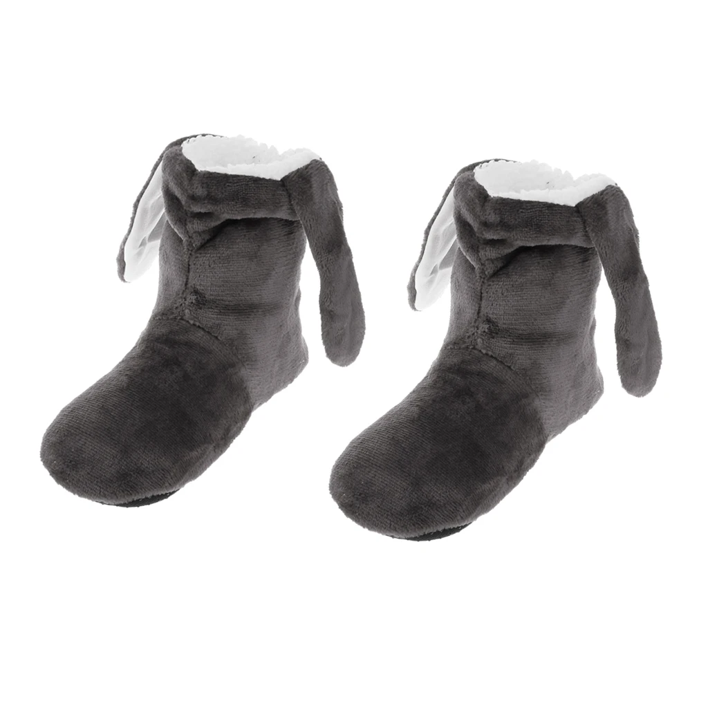 Женские удобные теплые тапочки пушистые плюшевые домашние с флисовой подкладкой