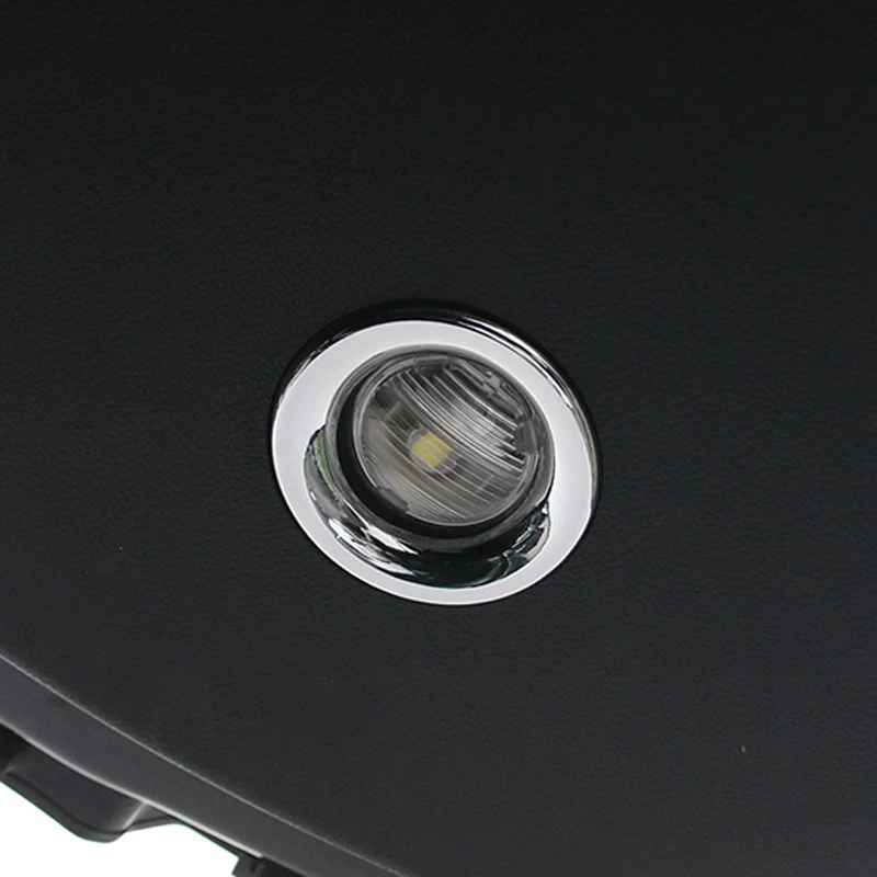 

ABS Chrome For Jeep Grand Cherokee 2014 2015 2016 2017 Accessories Car Rear Reading Lamp Light Ring Frame Panel Cover Trim