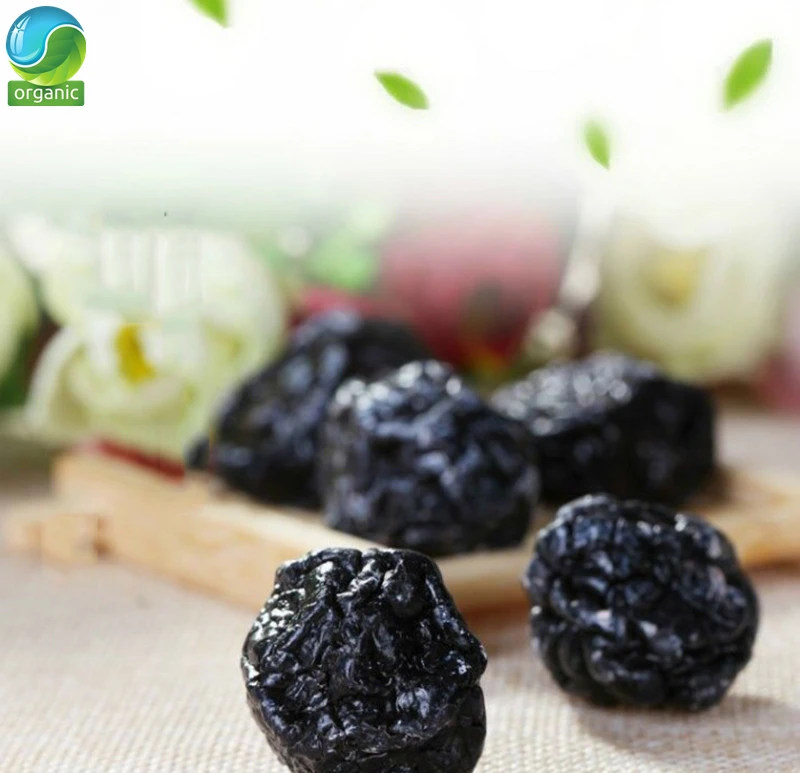 Темная слива фрукты Fructus Mume Prunus (Sieb.) Дымчатая Слива WuMei черное дерево сушеная