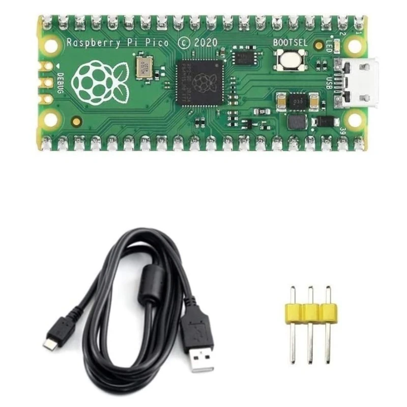 

Для макетной платы контроллера Raspberry Pi Pico, без Raspberry Pi RP2040, двухъядерный процессор ARM Cortex M0 +